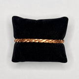 Fine Twist Pure Copper Cuff Bracelet-Thin