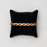 Classic Twist Pure Copper Cuff Bracelet - Thin