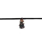 Shungite & Copper- Pendant on Suede Cord
