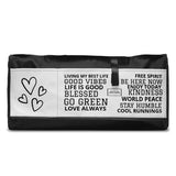 Heal-Thy-Vibe - Positve Message Duffle bag