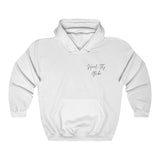 Hoodie Sweatshirt- HEAL-THY-VIBE-Light Blue