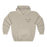 Hoodie Sweatshirt- HEAL-THY-VIBE-Light Blue