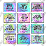 Monthly Affrimation Card- Subscription