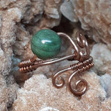 Custom! Wire-wrapped Gemstone Ring