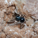 Custom Wire Wrapped Gemstone Ring