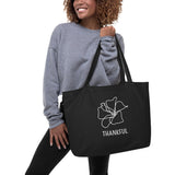 THANKFUL Large organic tote bag