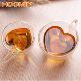 Glass Mug - Heart -Love Shaped