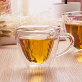 Glass Mug - Heart -Love Shaped