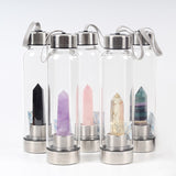 Crystal Glass Elixir Water Bottle